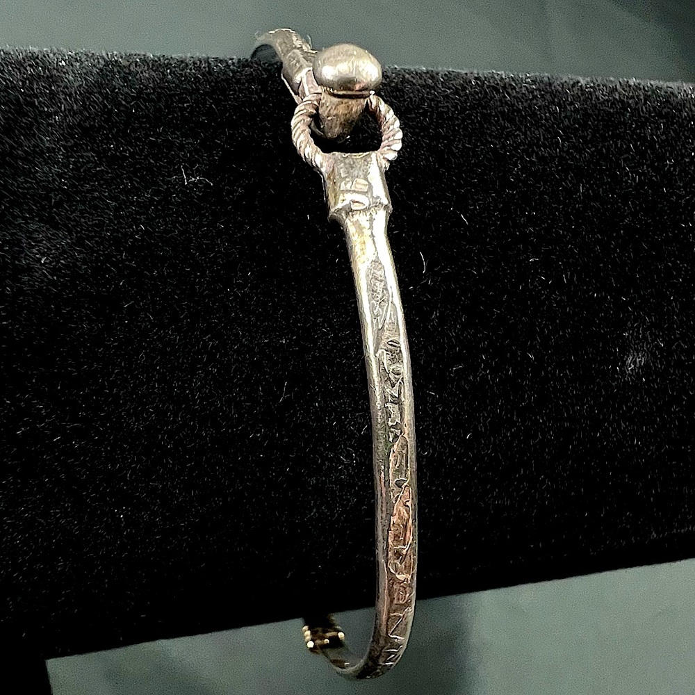 Rustic Cross Bangle - image 3